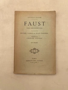 Faust - Jules Barbier & Michel Carré - 1900 - Imagen 1 de 10