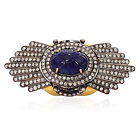 Sapphire Pave Diamond 18kt Gold 925 Sterling Silver Designer Ring Jewelry