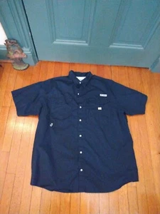 SCHÖNES Herren Columbia PFG blau Angelhemd XL - Bild 1 von 6