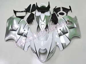 Fit for 1997-2007 GSXR1300 White Silver ABS Injection Fairing Kit HAYABUSA Gen 1 - Picture 1 of 6