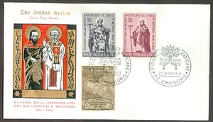 Vatican City Sc# 369-71: Saints Cyril and Methodius on FDC - Picture 1 of 1