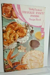 Vintage 1959 Betty Crocker's FRANKLY FANCY FOODS Recipe Book Leaflet - Imagen 1 de 4