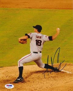 Foto 8x10 San Francisco Giants Matt Cain WS autografata firmata ~ PSA/DNA - Foto 1 di 5