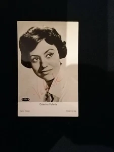 Original Autogrammkarte - Caterina Valente - Decca - Teldec - Rüdel Verlag - Bild 1 von 2