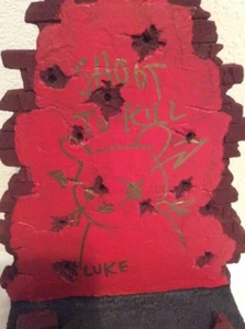 Unterzeichnet & Etikettiert Luke Chueh Ziel Alternate Farbe Black Gold Munky - Picture 1 of 11