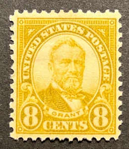 Travelstamps: 1922-1925 US Stamps Sc # 560 8¢ Grant Mint Original Gum Hinged - Picture 1 of 5