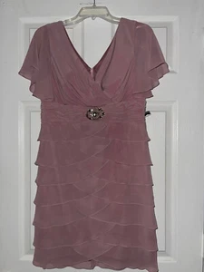 Women's Dress sz 12P Jessica Howard Mauve very good condition - Picture 1 of 6