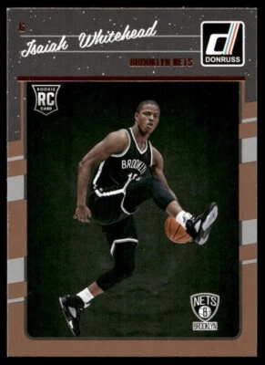 2016-17 Panini Donruss Isiah Whitehead Rookie Brooklyn Nets #184 - Image 1 of 2