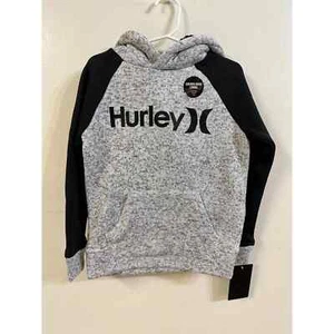NWT HURLEY Sherpa Hood Lining Sweater Boys 4 XS (1076) - Picture 1 of 4