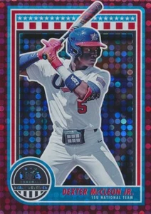 DEXTER McCLEON JR #93 2025 Panini USA Stars & Stripes RED RC 111/199 - Bild 1 von 2