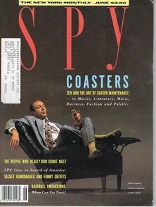MONTY PYTHON GRAHAM CHAPMAN Spy Magazine June 1988 6/88 COASTERS - Picture 1 of 1
