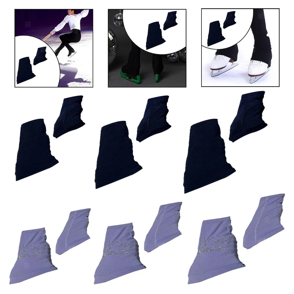 Eiskunstlauf-Beinlinge, Schutz, leichte Dekoration, Eiskunstlauf-Socken, - Bild 1 von 1