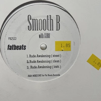 Smooth B Game Over b/w Rude Awakening 12” Vinyl record Guru Dj Premier - Image 1 of 2