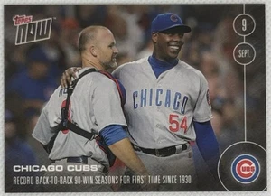 2016 Topps Now #439 Chicago Cubs 90 win season Ross Chapman - Picture 1 of 2