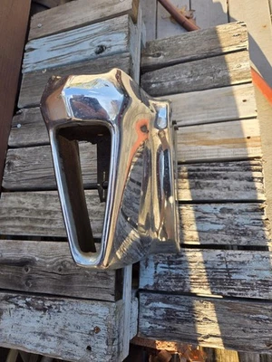 1970 Cadillac DeVille drivers side rear bumper end - Image 1 of 4