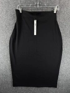 Neu mit Etikett Susana Monaco schwarzer Rock zum Überziehen Größe XL CORESUP6201 Stretch Freizeit USA - Bild 1 von 13