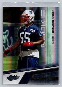 2010 Absolute Memorabilia #111 Brandon Spikes Spectrum Black /50 Patriots AA3 - Picture 1 of 2