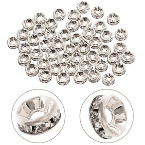 250 Pcs Spacer Beads for Jewellery Making Bracelet Round Charms Spacers Jewelry - Picture 1 of 12