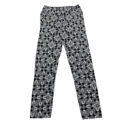 LulaRoe | Gray Mickey Mouse Graphic Women's One Size Leggings - Изображение 1 из 4