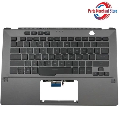 Nuevo teclado ASUS ROG Zephyrus GA401 GA401I GA401U gris reposamanos retroiluminado 14" EE. UU. Foto 1 de 4