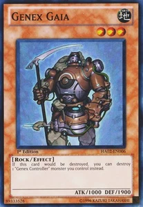 Genex Gaia Super Rare Hidden Arsenal 2 YuGiOh Card - Picture 1 of 1