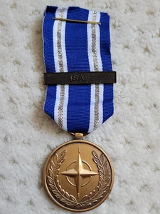 ISAF NATO SERVICE MEDAL FOR "IN SERVICE OF PEACE AND FREEDOM" - Picture 1 of 6