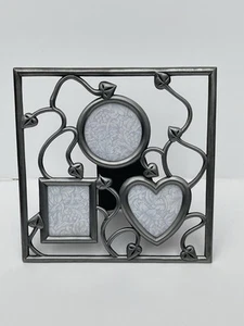 Leonardo Collection Metal Photo Frame LP3523 Heart Shape Circle Square Design - Picture 1 of 14