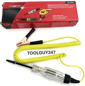 SNAP ON TOOLS EECT400 HV HI-VIZ Circuit Continuity LED Tester Digital Display - Picture 1 of 6