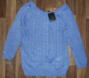toller, blauer MASSIMO DUTTI Leinen Pullover ; Gr: S  NEU ! NP: 69,95 Euro - Bild 1 von 3
