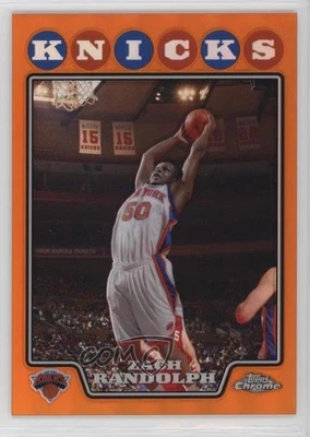 2008-09 Topps Chrome Orange Refractor /499 Zach Randolph #38 - Image 1 of 2