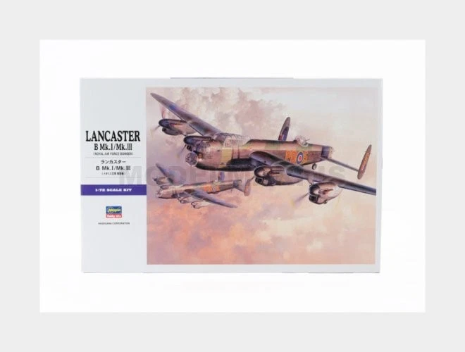 HASEGAWA SE23-00553 AVRO - LANCASTER B MKI AIRPLANE MILITARY 1941 - 1/72 - Immagine 1 di 1