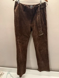 Garson by Rem Garson braune Wildlederhose Größe 14 - Bild 1 von 4