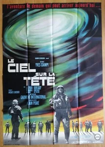 CIEL SUR LA TETE affiche cinema originale 160x120 cm '65 sci-fi - Picture 1 of 1