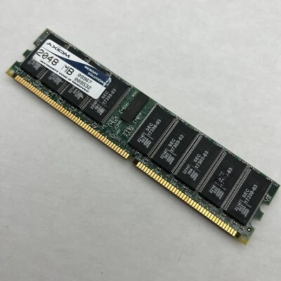 2GB DDR PC PC2100R DDR-266 2100 266MHZ 184PIN ECC-REG RDIMM - Image 1 of 4