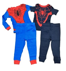 Toddler Boys' 4pc Marvel Spidy Snug Fit Pajama Set - Red 2T - Picture 1 of 5