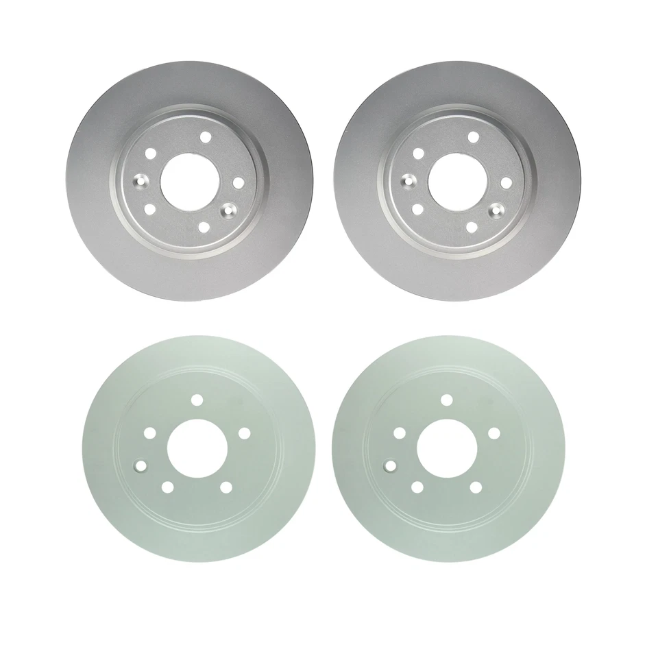 Kit de rotores de freno de disco delanteros y traseros Bosch QuietCast 291,6 mm para Nissan Sentra L4 Foto 1 de 1