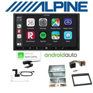 Alpine Autoradio DAB Android Apple CarPlay für Porsche Boxster 1996-2004 schwarz - Bild 1 von 6