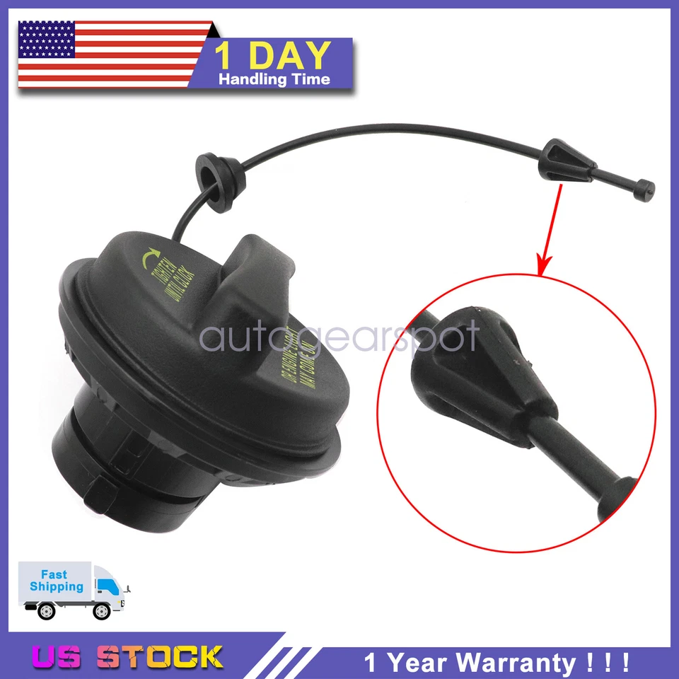 Fits WINDSTAR 98-99 EXCURSION 2000-05 FORD F-150 1997-09 Fuel Gas Cap with Strap - Image 1 of 4
