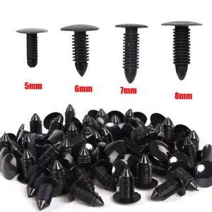 40pcs 5mm~8mm Bumper Clips Auto Car Hole Plastic Rivets Fastener Fender Push Pin - Bild 1 von 12