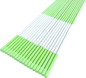 100 Pack 4FT Driveway Markers Snow Stakes 1/4x48in Long Green Reflective Markers - Picture 1 of 7