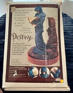 1997 DC Comics Vertigo The SANDMAN DESTINY Limited Ed. Statue Neil Gaiman - NIB - Picture 1 of 9