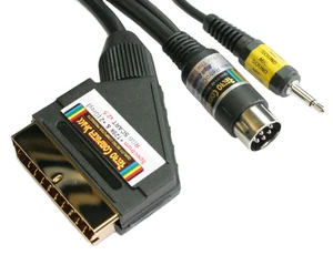Sinclair ZX Spectrum+ 128K heatsink High Quality RGB Scart Lead TV Video Cable - Picture 1 of 1