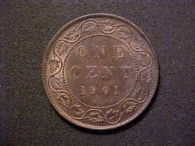1901 Canada Large Cent - Ch/Gem BU Collector Coin - Eye Appeal! -d499qcut - Image 1 of 2