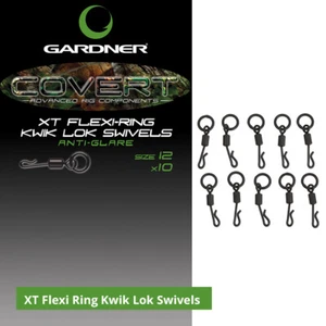 Anillo flexible encubierto Gardner Tackle XT locomotora giratoria - plataformas de pesca de carpa Ronnie - Imagen 1 de 3