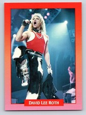 #117 David Lee Roth - Van Halen - 1991 Brockum Rock Cards (NRMT-MT)