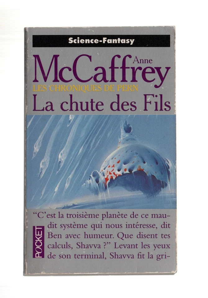 ANNE McCAFFREY   LA CHUTE DES FILS    PRESSES POCKET N°5544    1995 - Photo 1/3