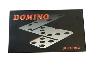 Juego Jumbo Double Six Dominoes de 28 para 2 a 4 jugadores color blanco - Imagen 1 de 6