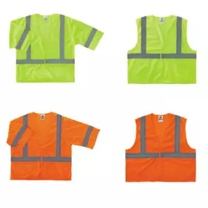 Gilet di sicurezza ANSI Ergodyne GloWear rete alta visibilità - Foto 1 di 9