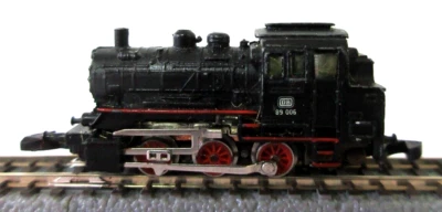 Z Scale Marklin 8800 0-6-0 All-Black Shell BR89  Steam Tank Locomotive - Image 1 of 4