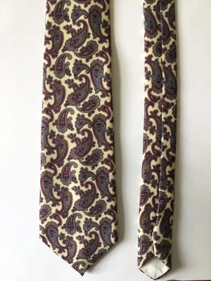 Corbata para hombre GUY LAROCHE Cravates amarilla, tostada, azul, roja cachemira” Foto 1 de 4